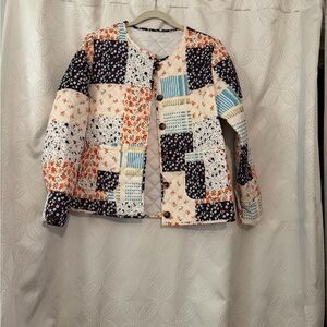Patchwork Floral Women's Jacket